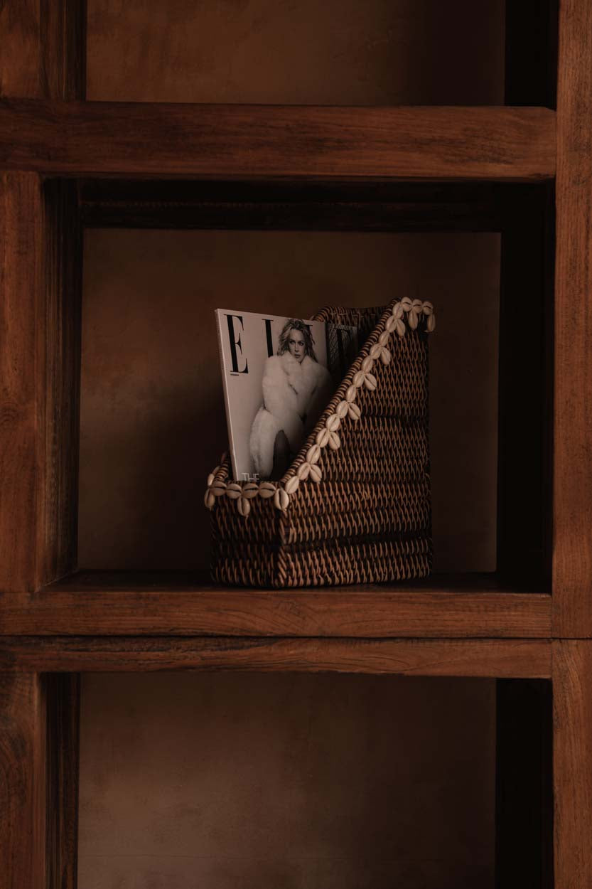 De Shell Edge Organizer - Naturel bruin
