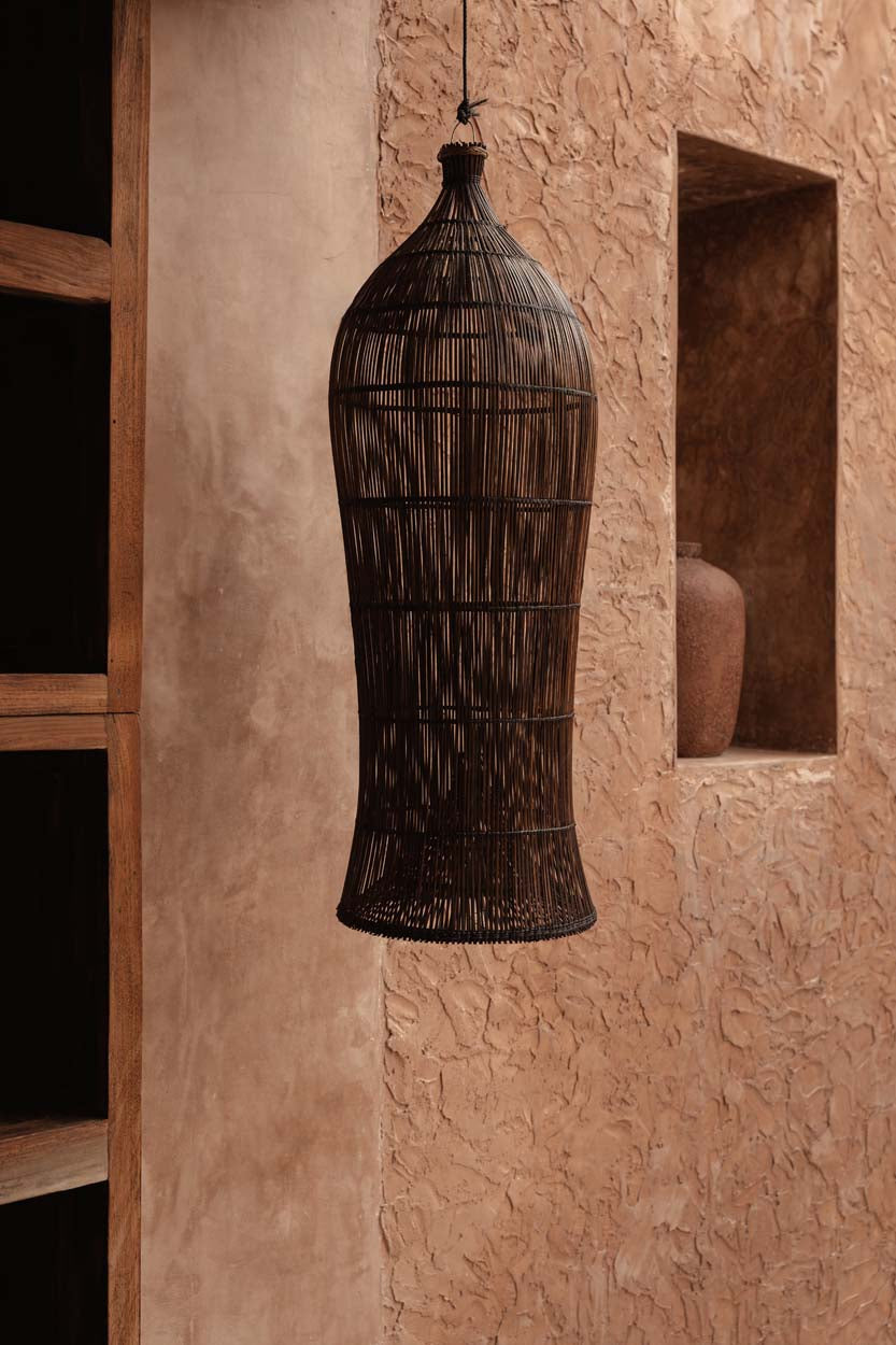 De Oasis Tower Hanglamp - Donker Walnoot - XL