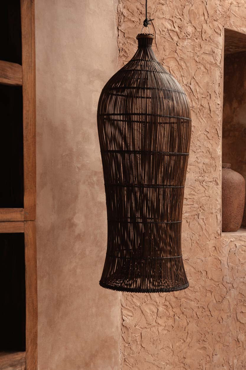 De Oasis Tower Hanglamp - Donker Walnoot - XL