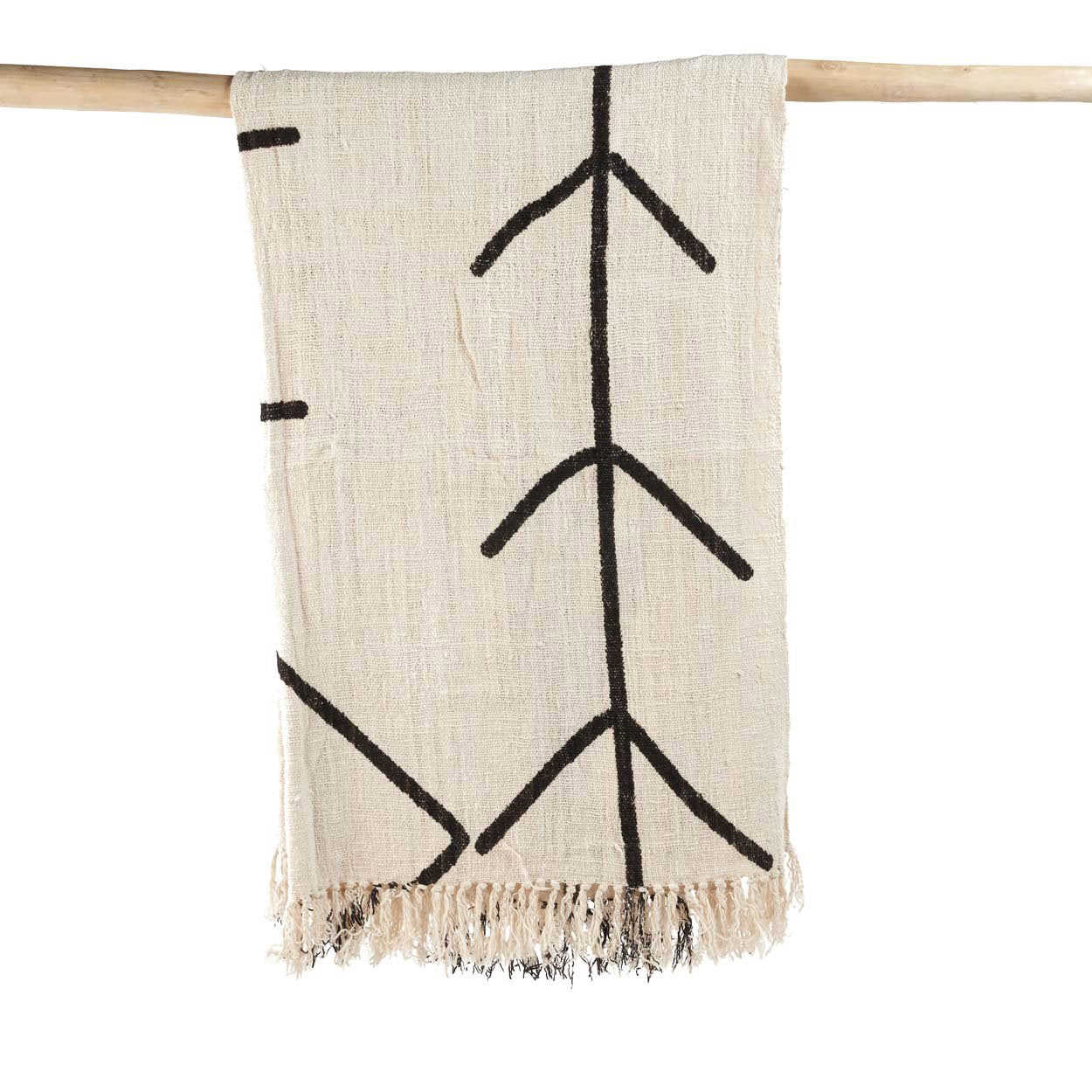 Het Boze Oog Bedsprei - Natuurlijk Zwart
