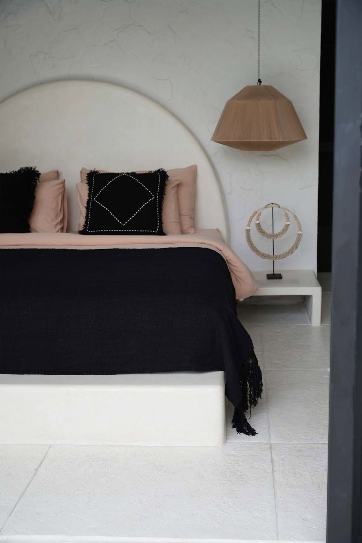 The Gypsy bedsprei - zwart