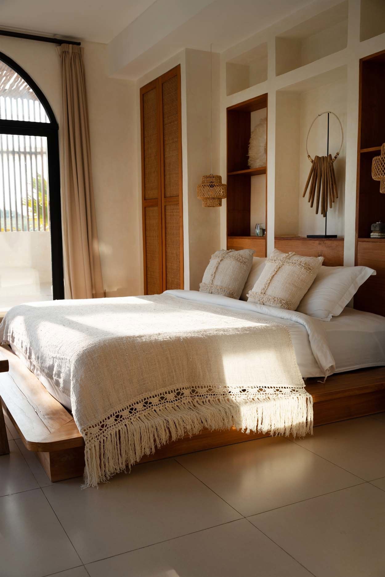 De Gypsy bedsprei - naturel