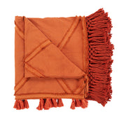 De Berber bedsprei - terracotta