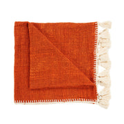 De Stitch bedsprei - terracotta