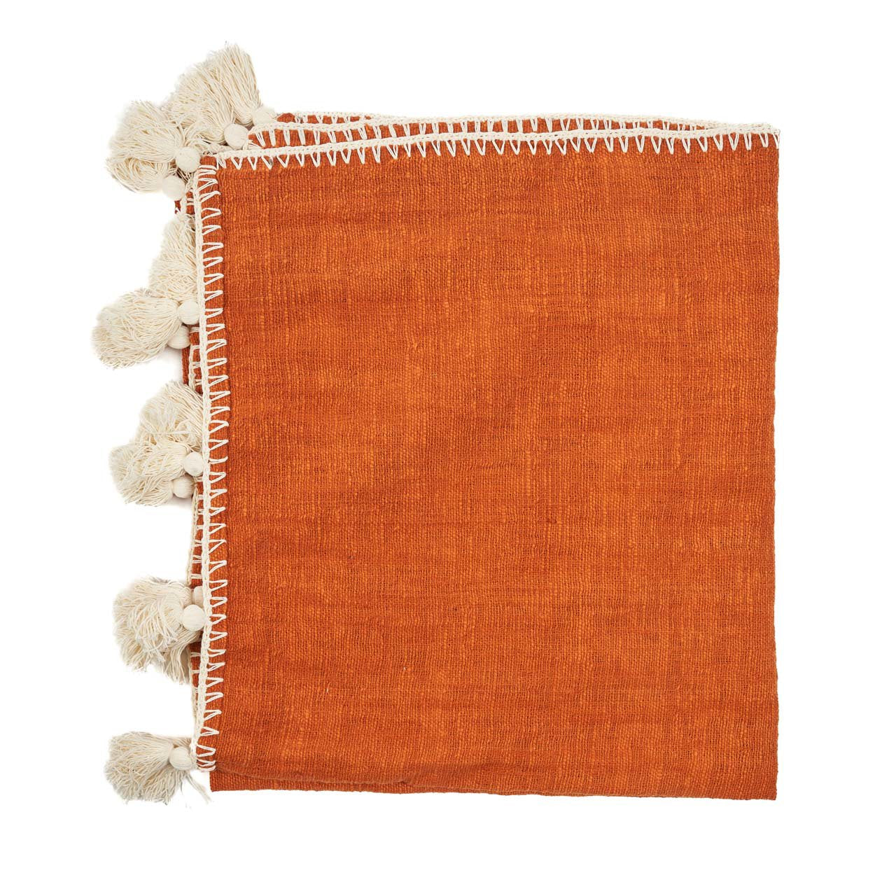 De Stitch bedsprei - terracotta