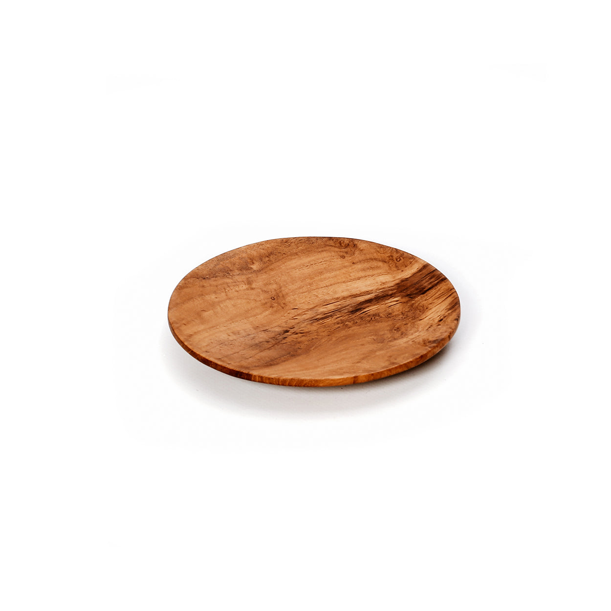 De ronde teakwortelschaal - XS
