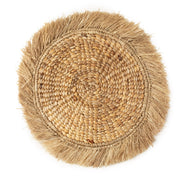 De raffia-placemat van waterhyacint - naturel
