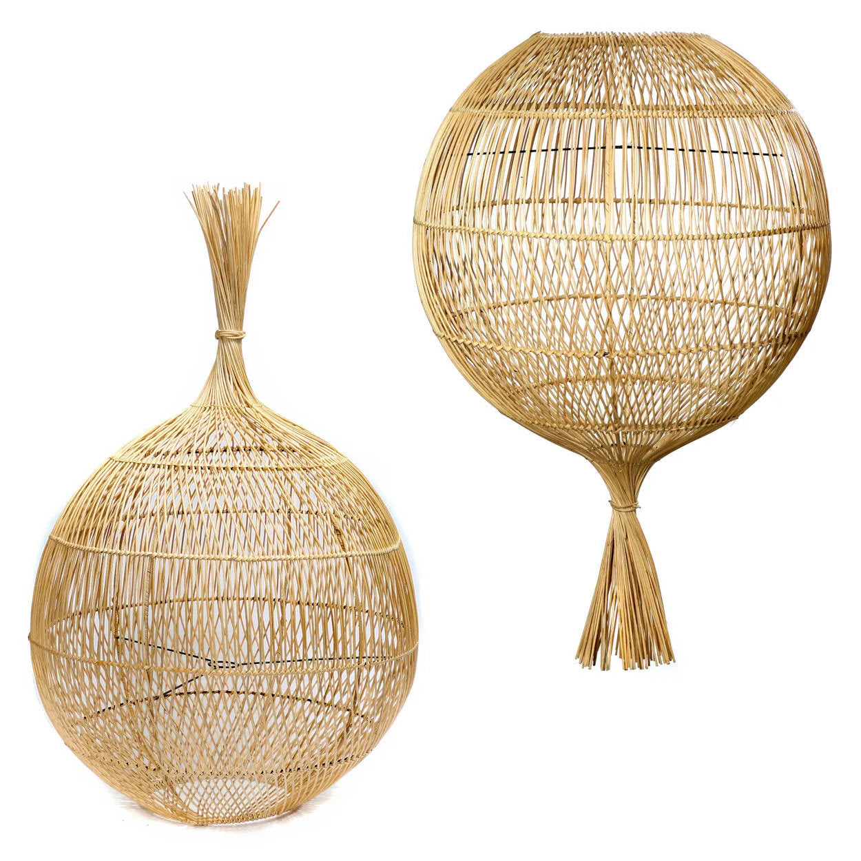De Wonton vloerlamp - hanglamp - naturel