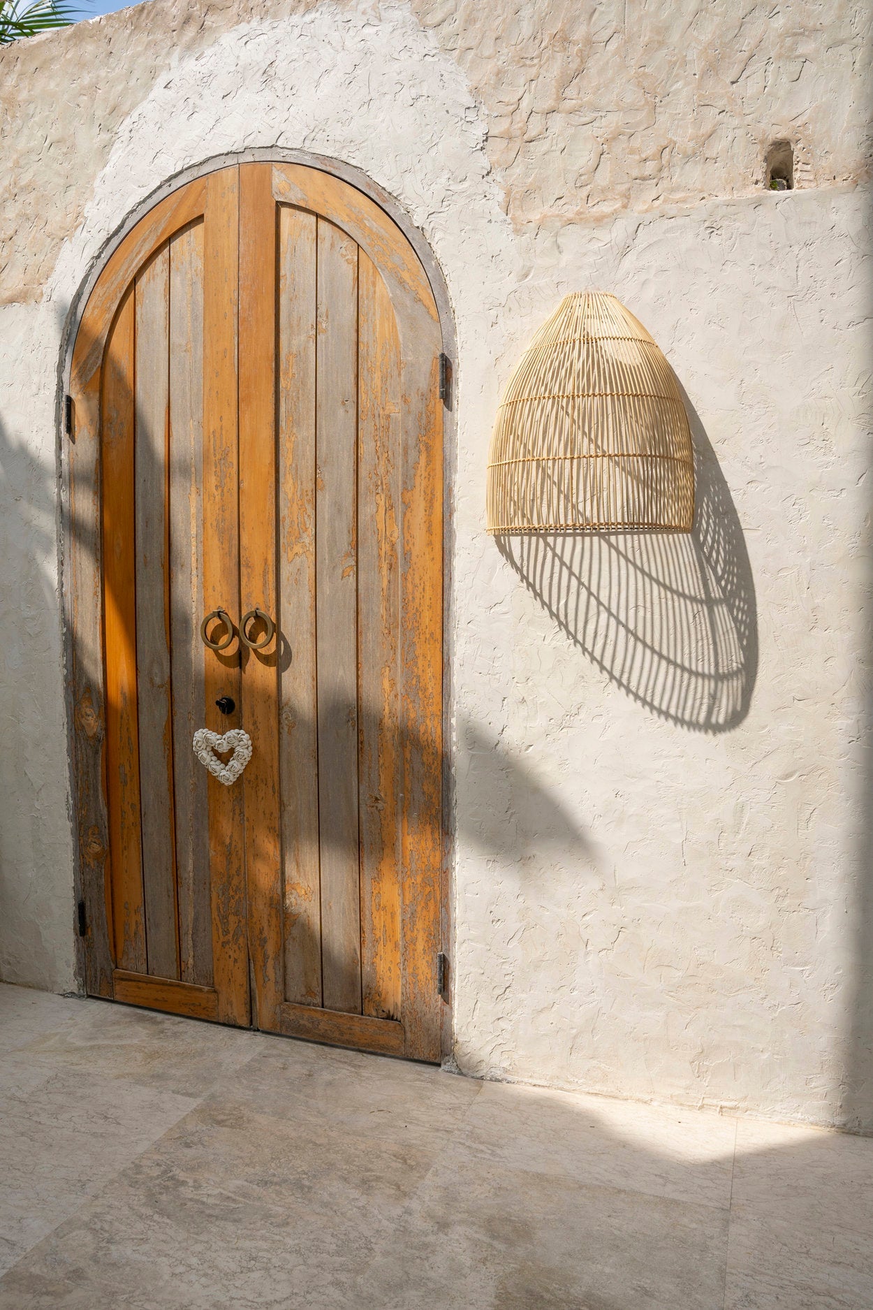 De Lalo wandlamp - naturel - L