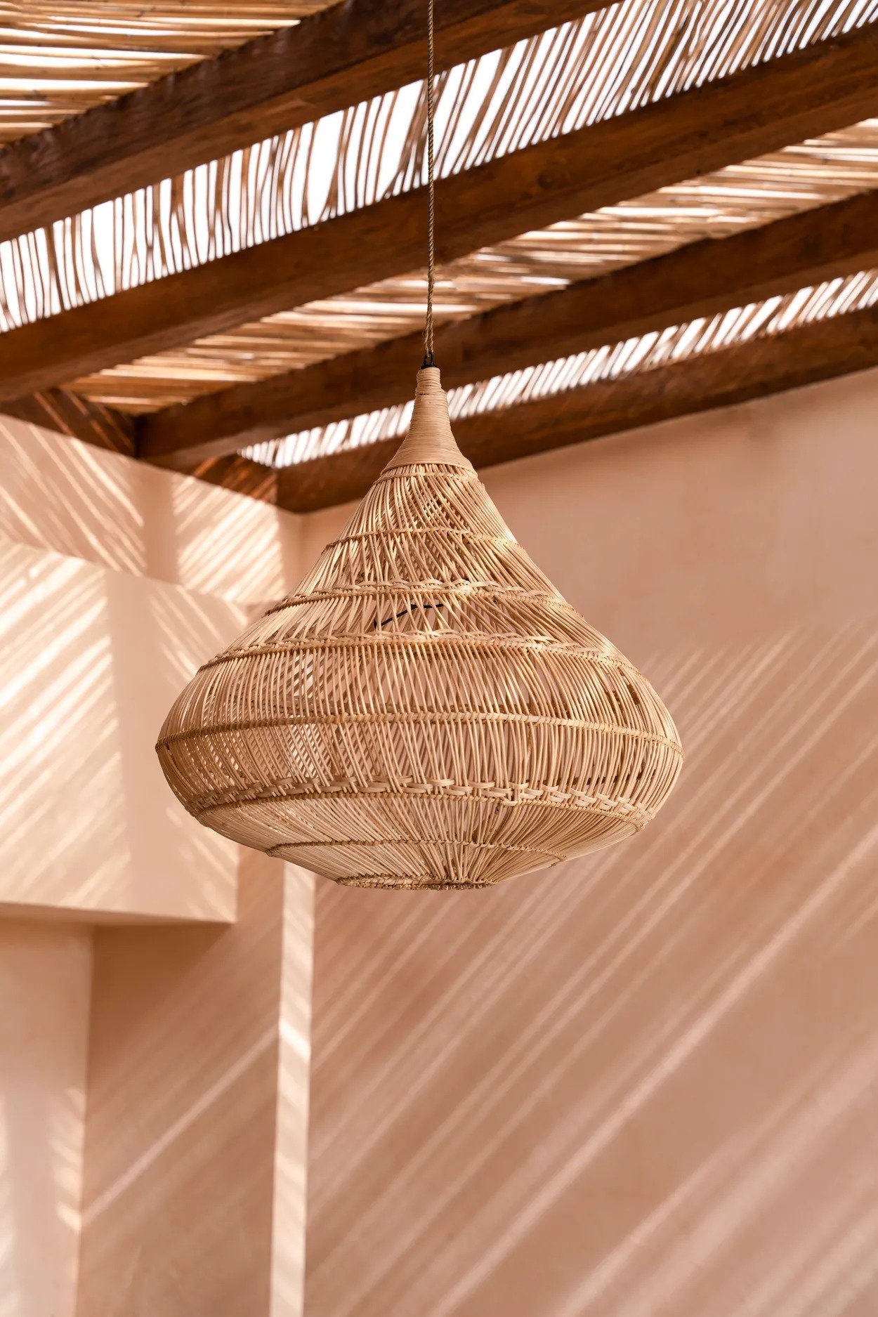 The Drop hanglamp - naturel - XL