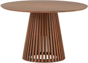 Eetkamertafel Ø130, Acacia naturel