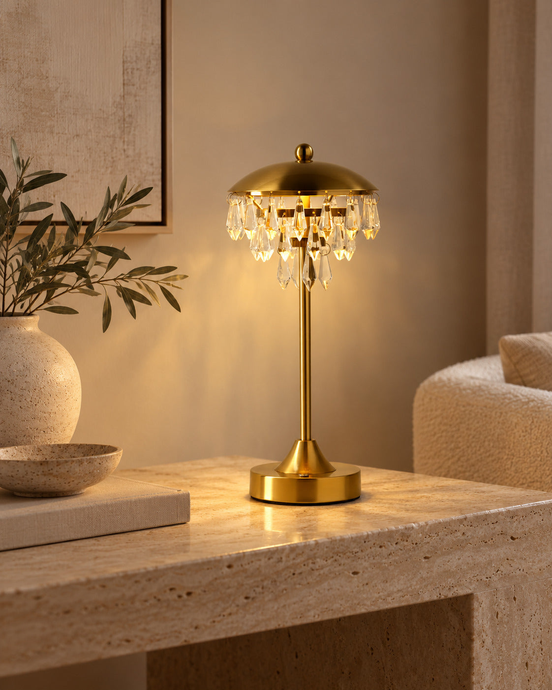 De Chandelette LED-tafellamp
