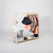 Montessori kledingrek, hout