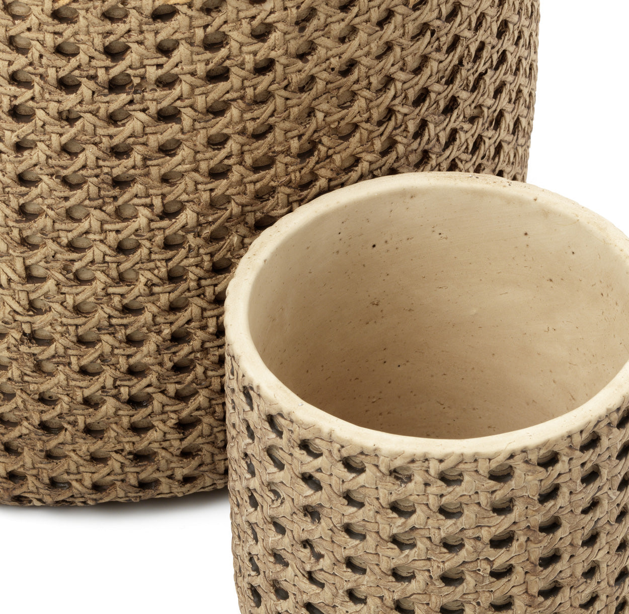 De RattanRock Plantenpot - Naturel - M