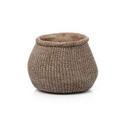 De Faux-Puff plantenbak - bruin - L