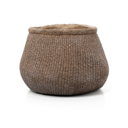 De Faux-Puff-plantenbak - bruin - XL