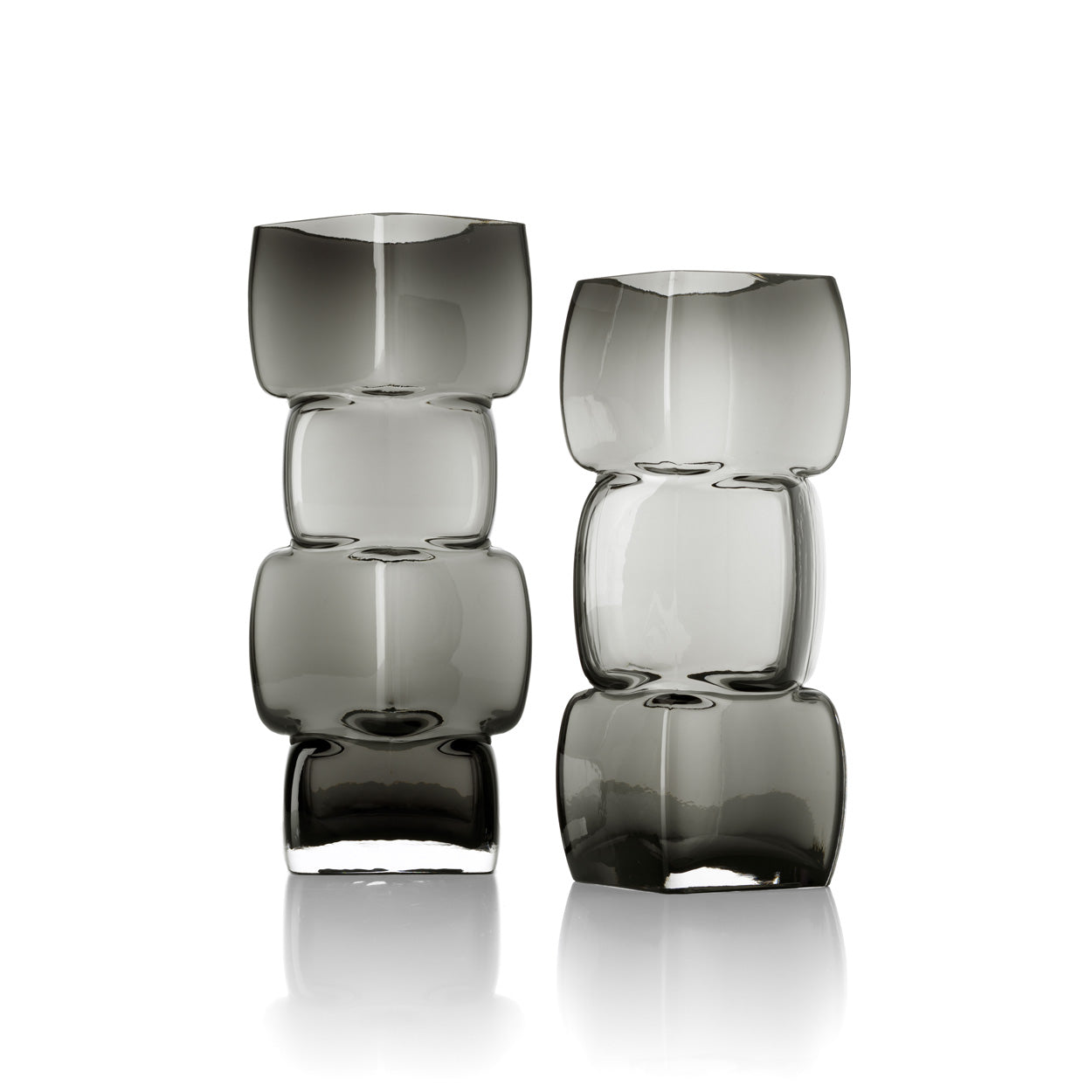 De Cubes Vaas - Donkergrijs - L