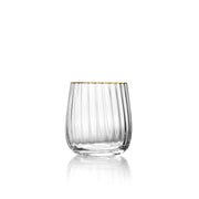 De tumbler met gouden rand - natuurlijk goud