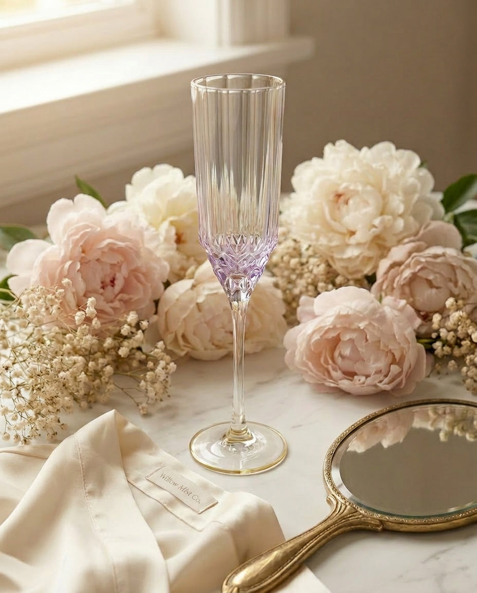 De Pink Blush champagnefluit - roze