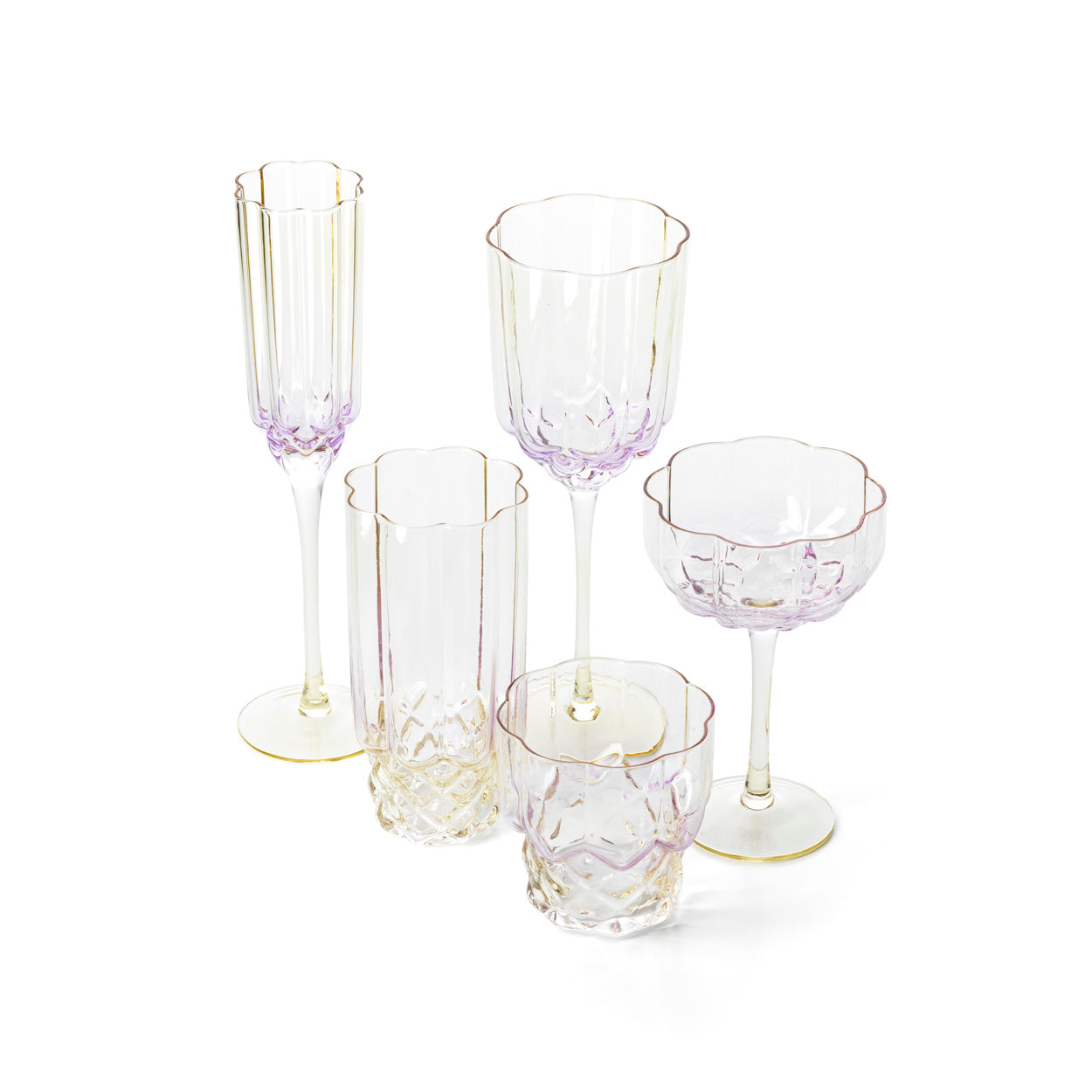 De Pink Blush champagnefluit - roze