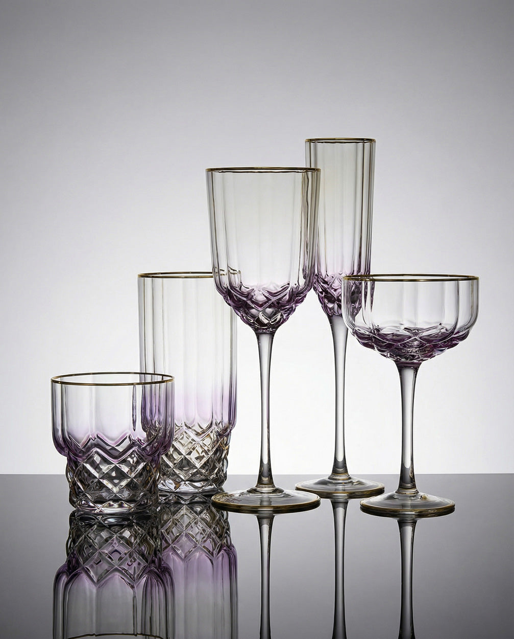 De Roze Blos Cocktailcoupe - Roze