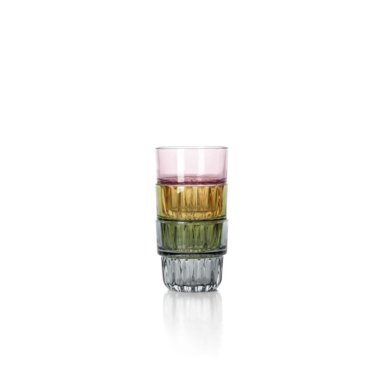 De gefacetteerde drinkbeker - blosroze