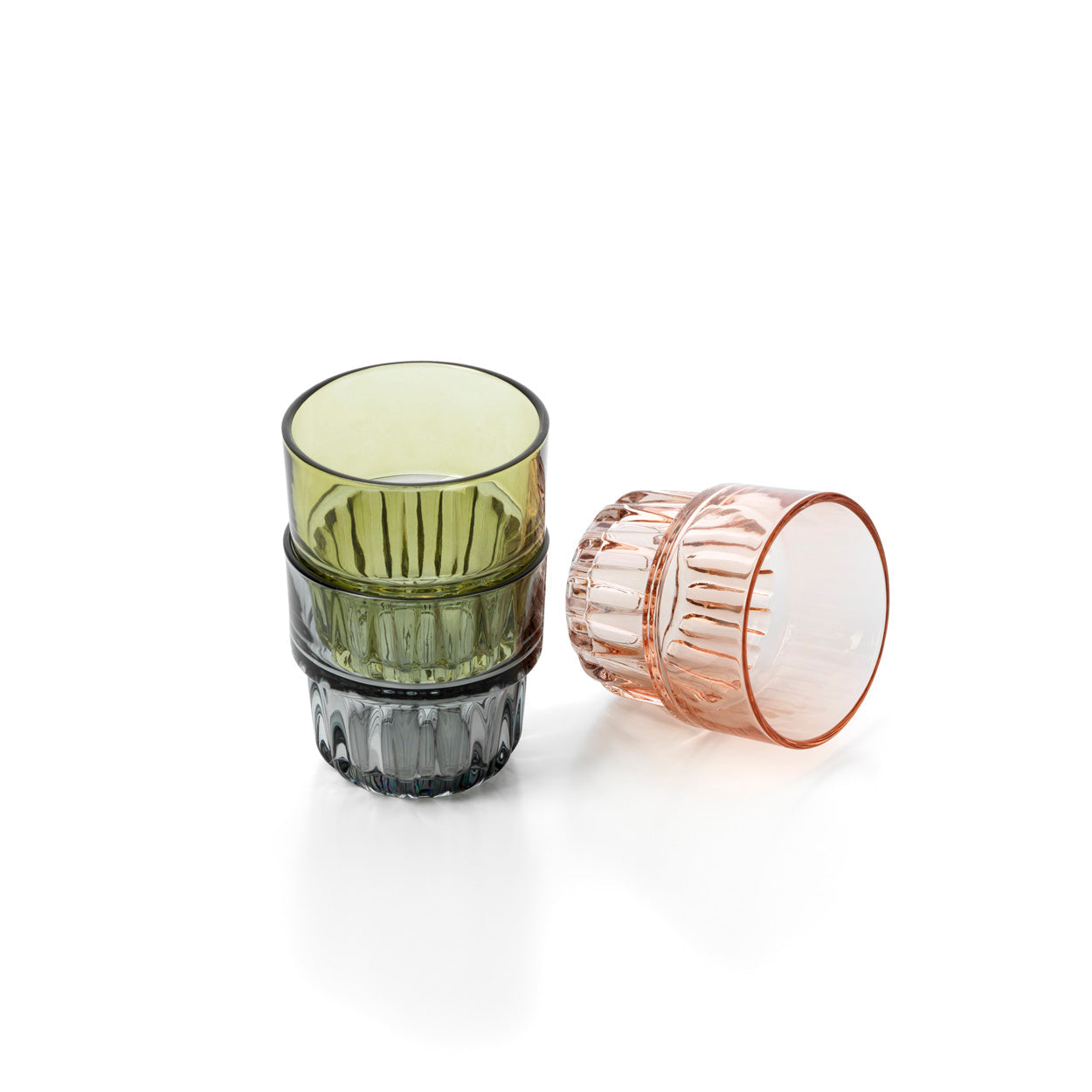 Het gefacetteerde glas - rookgrijs