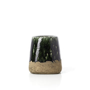 De Moss conische plantenpot - betongroen - S