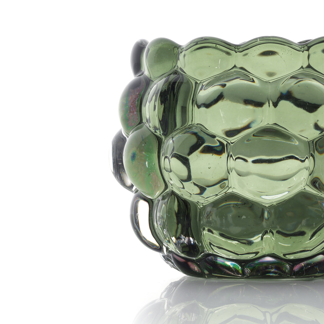 De Bubble Glow kaarsenhouder - groen