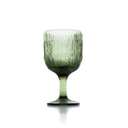 Het Moss Ripple-wijnglas - groen
