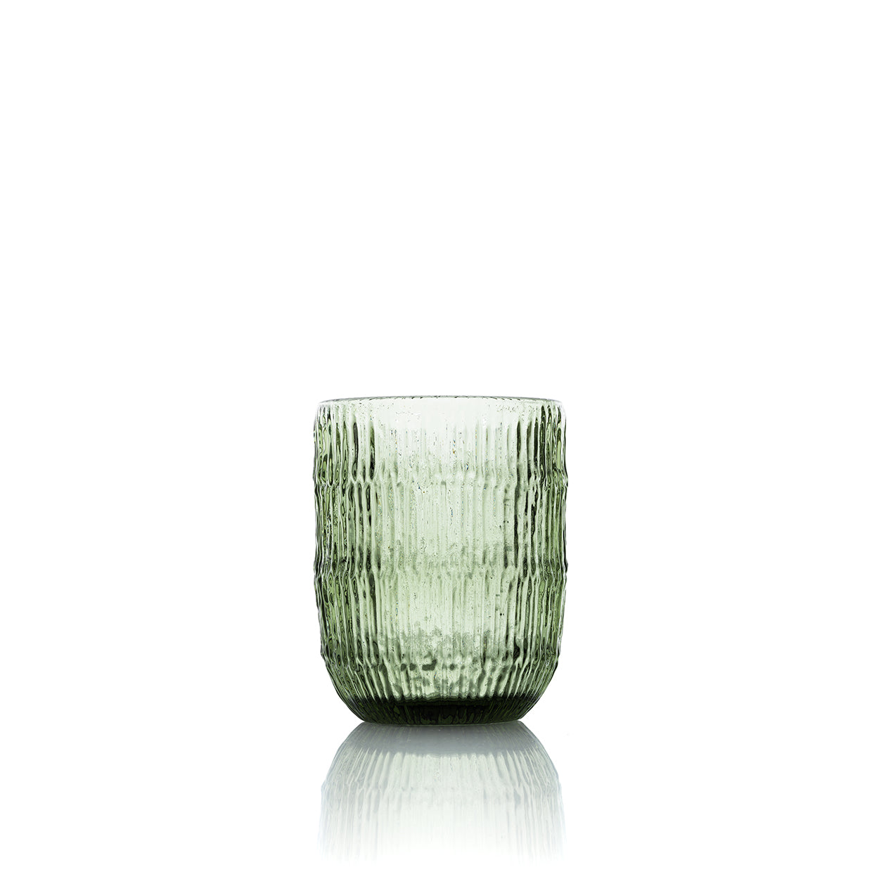 Het Moss Ripple waterglas - groen