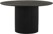 Eetkamertafel Ø140, Acacia Zwart