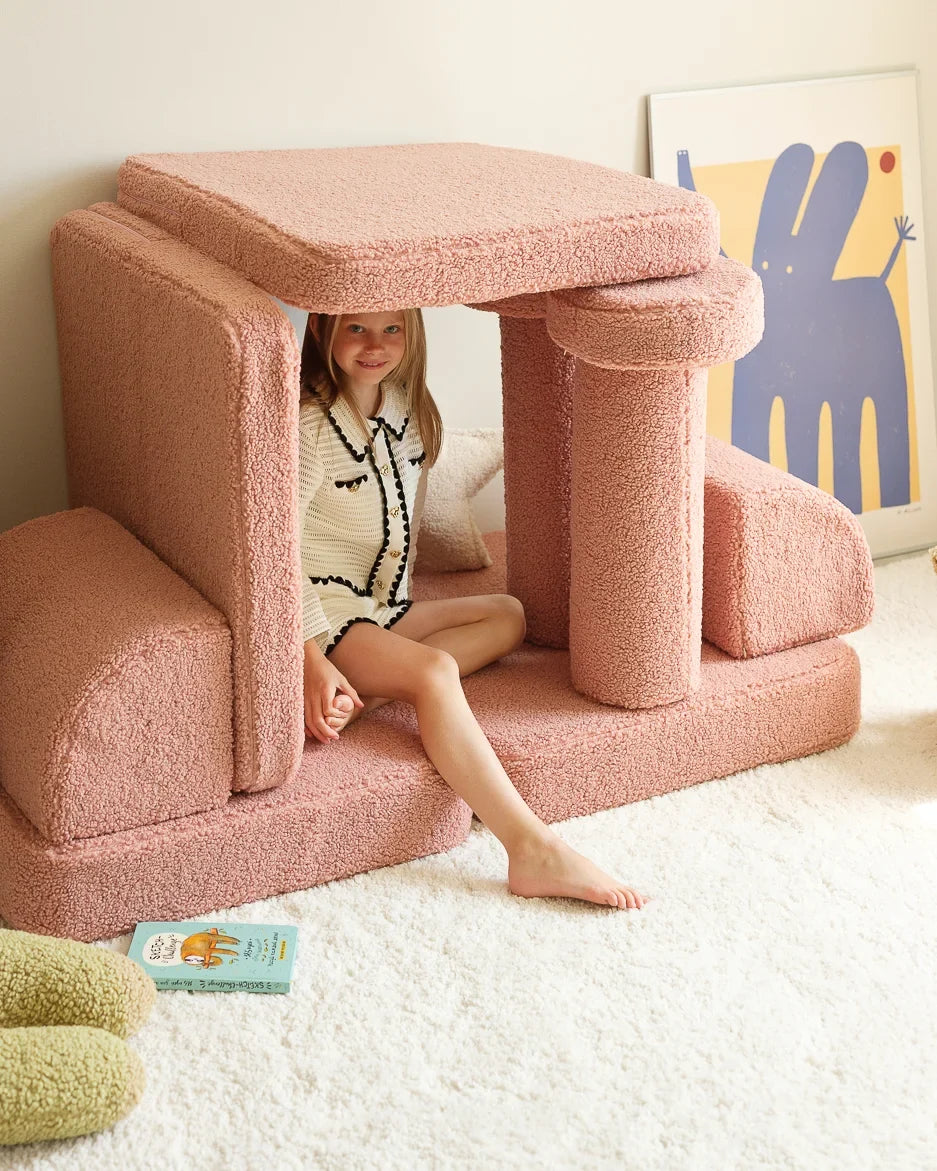 Wigiwama Guava Settee - speelbank - kinderbank, roze
