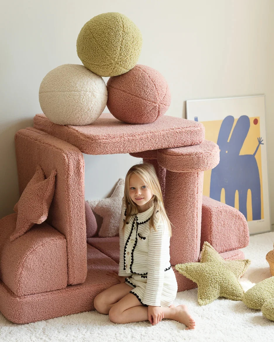 Wigiwama Guava Settee - speelbank - kinderbank, roze
