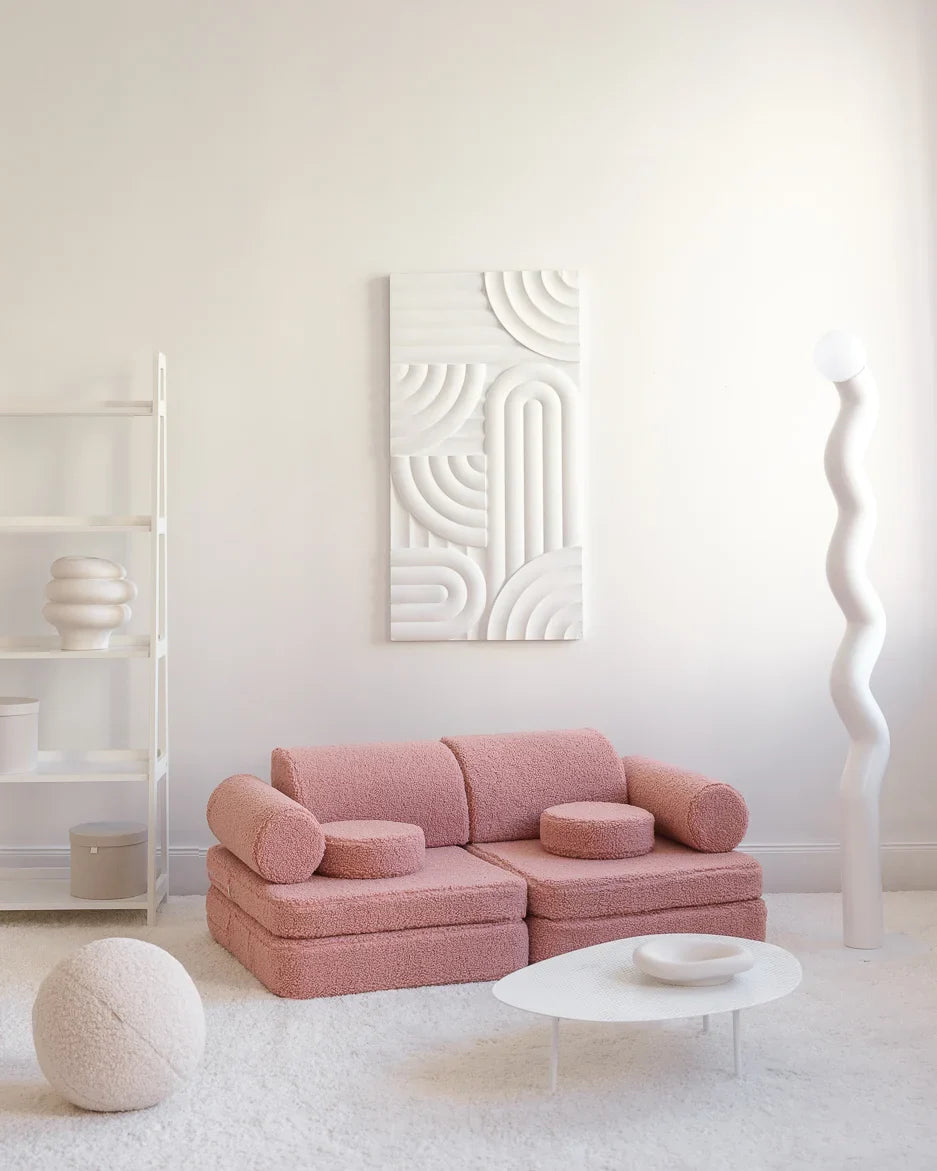 Wigiwama Guava Settee - speelbank - kinderbank, roze