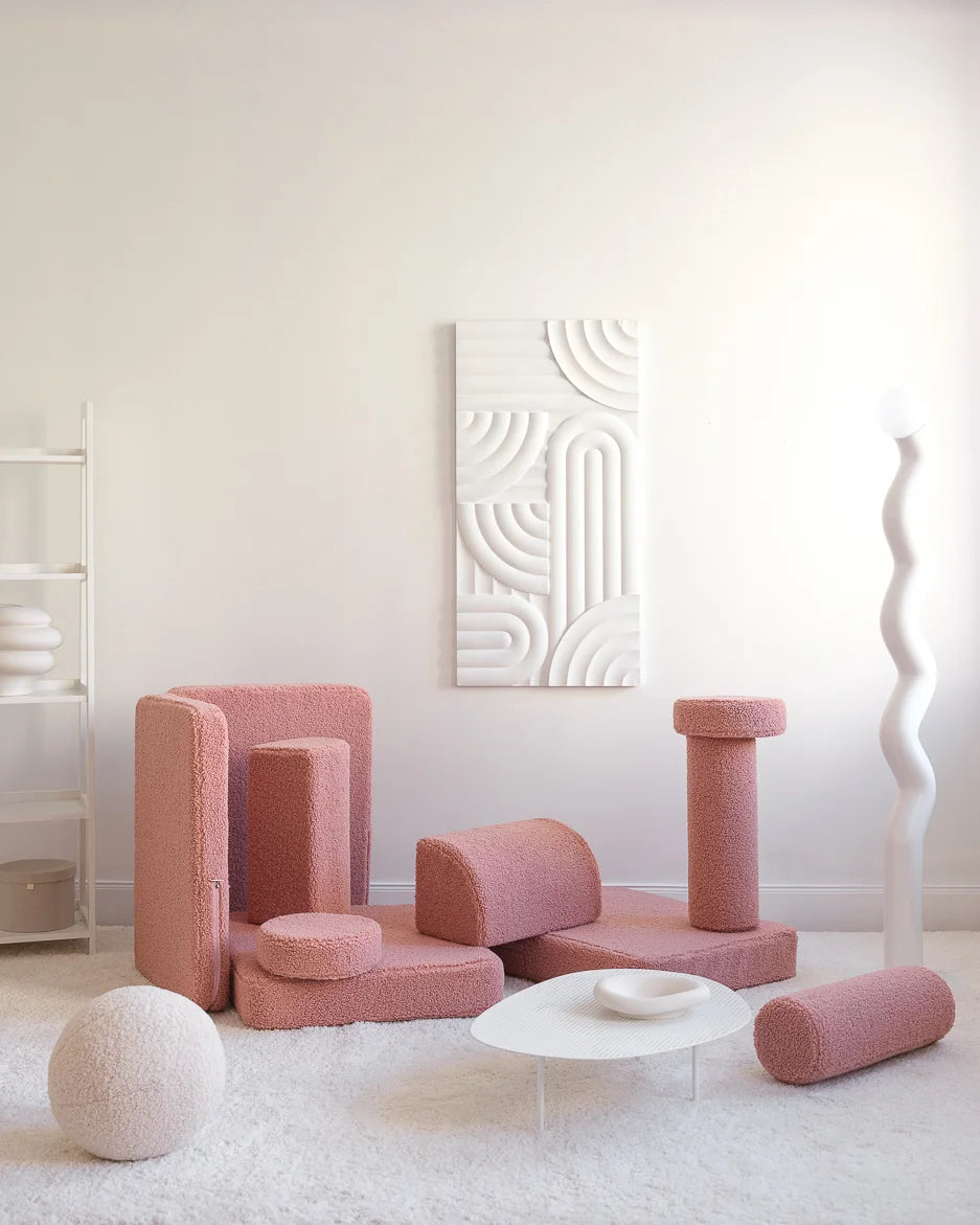 Wigiwama Guava Settee - speelbank - kinderbank, roze
