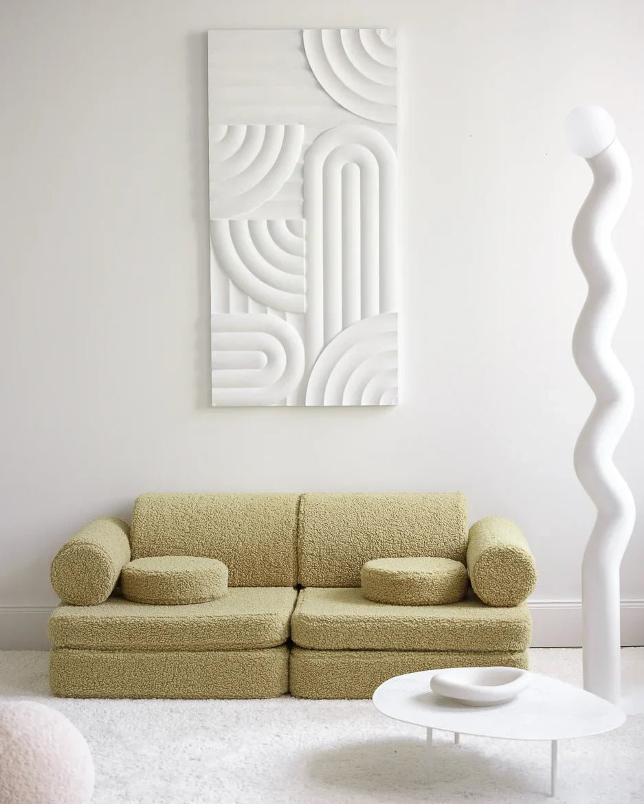Wigiwama Matcha Settee - speelbank - kinderbank, groen