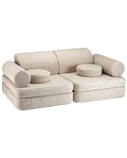 Wigiwama Biscuit Settee - speelbank - kinderbank, creme