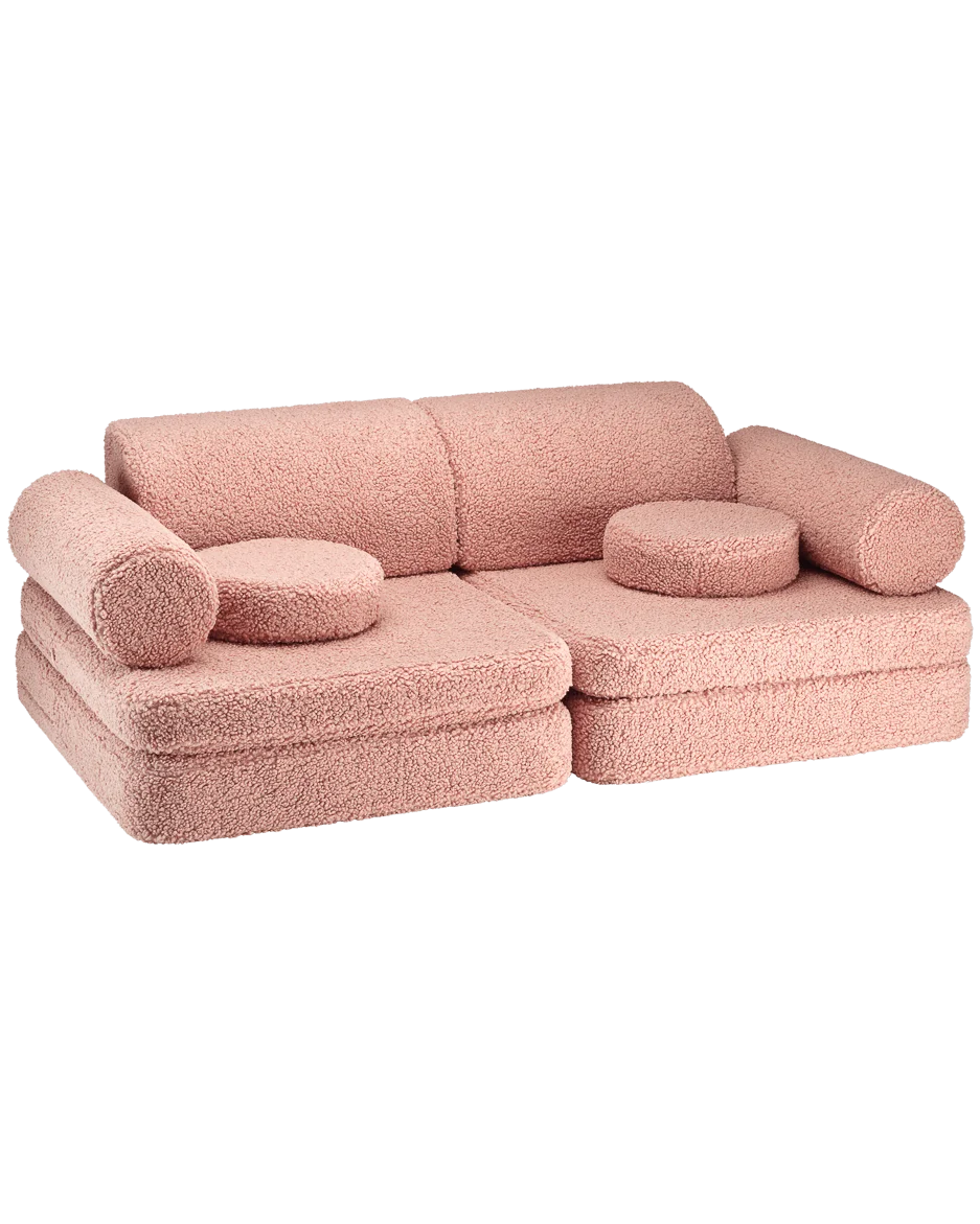 Wigiwama Guava Settee - speelbank - kinderbank, roze