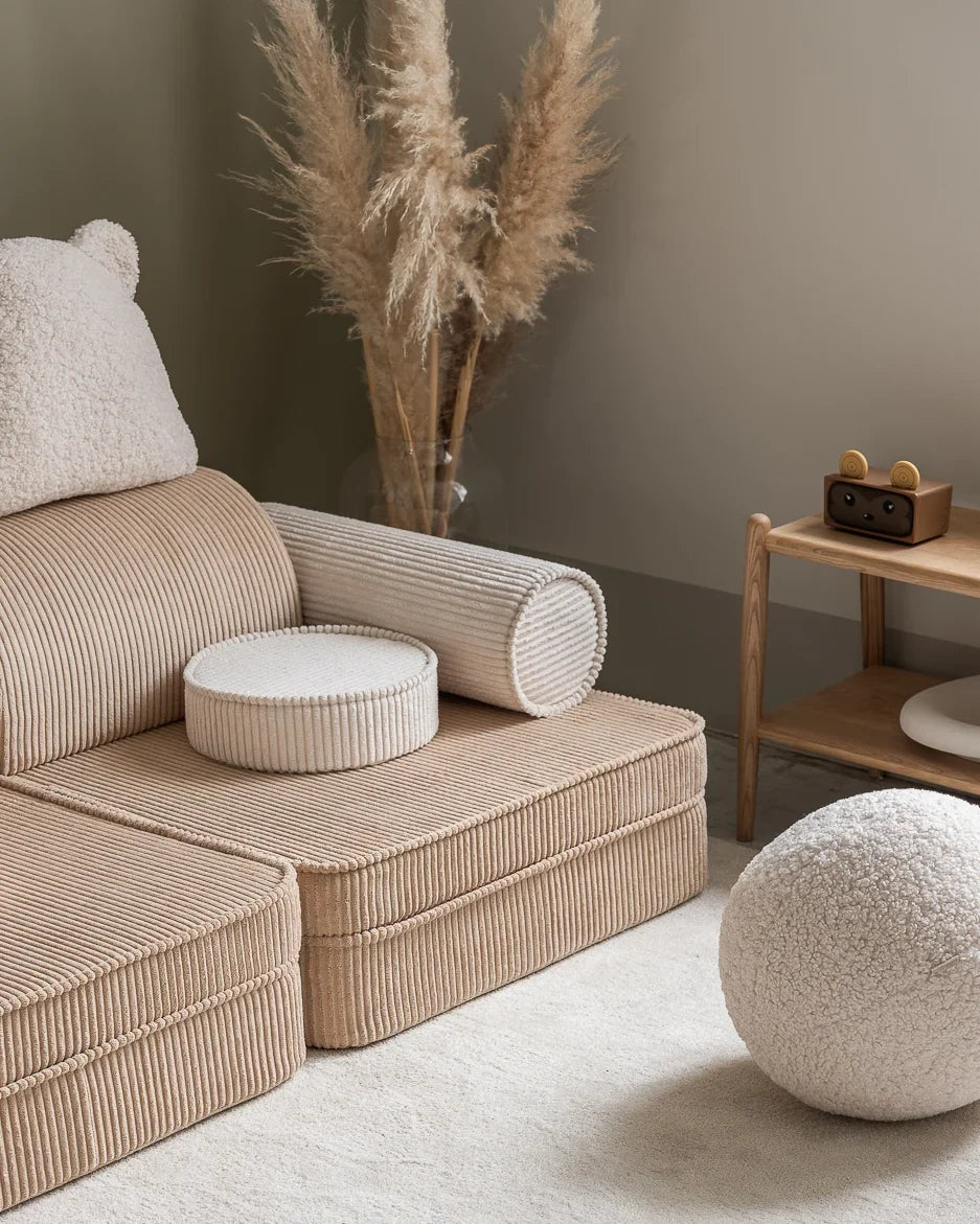 Wigiwama Brown Sugar Settee - speelbank - kinderbank, licht bruin