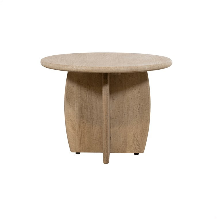 Salontafel Ø60, H45, acaciahout (verweerd hout) - Rond