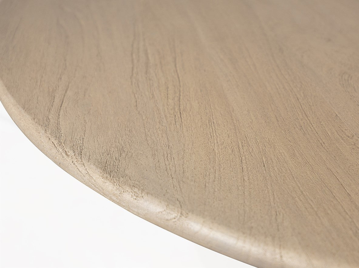 Salontafel Ø60, H45, acaciahout (verweerd hout) - Rond