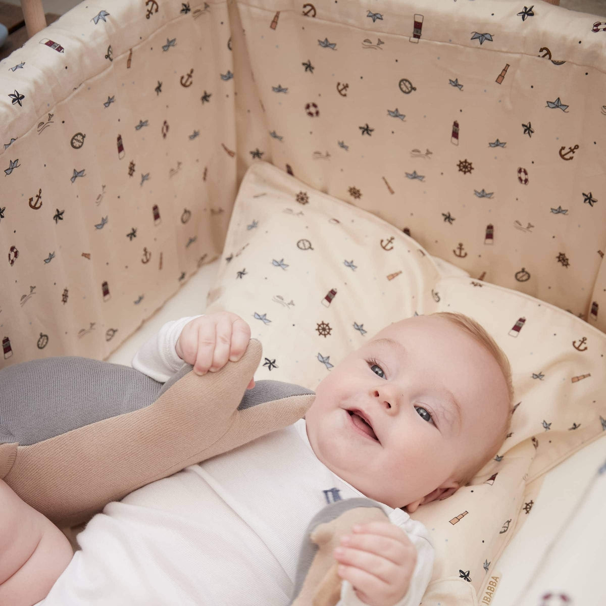 Baby beddengoed GOTS (70x100 cm) - Kleine matroos