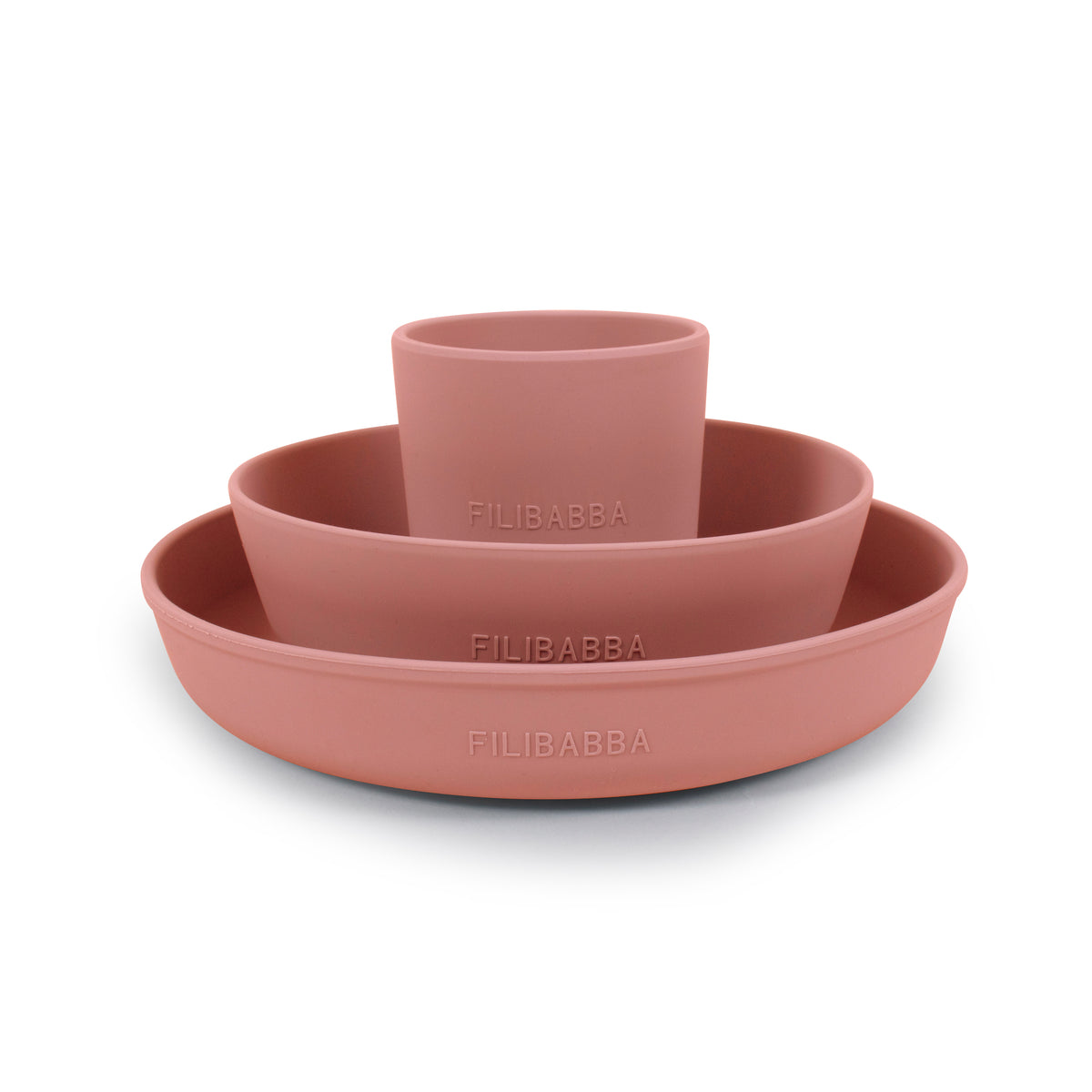 Siliconen dinerset - Roze