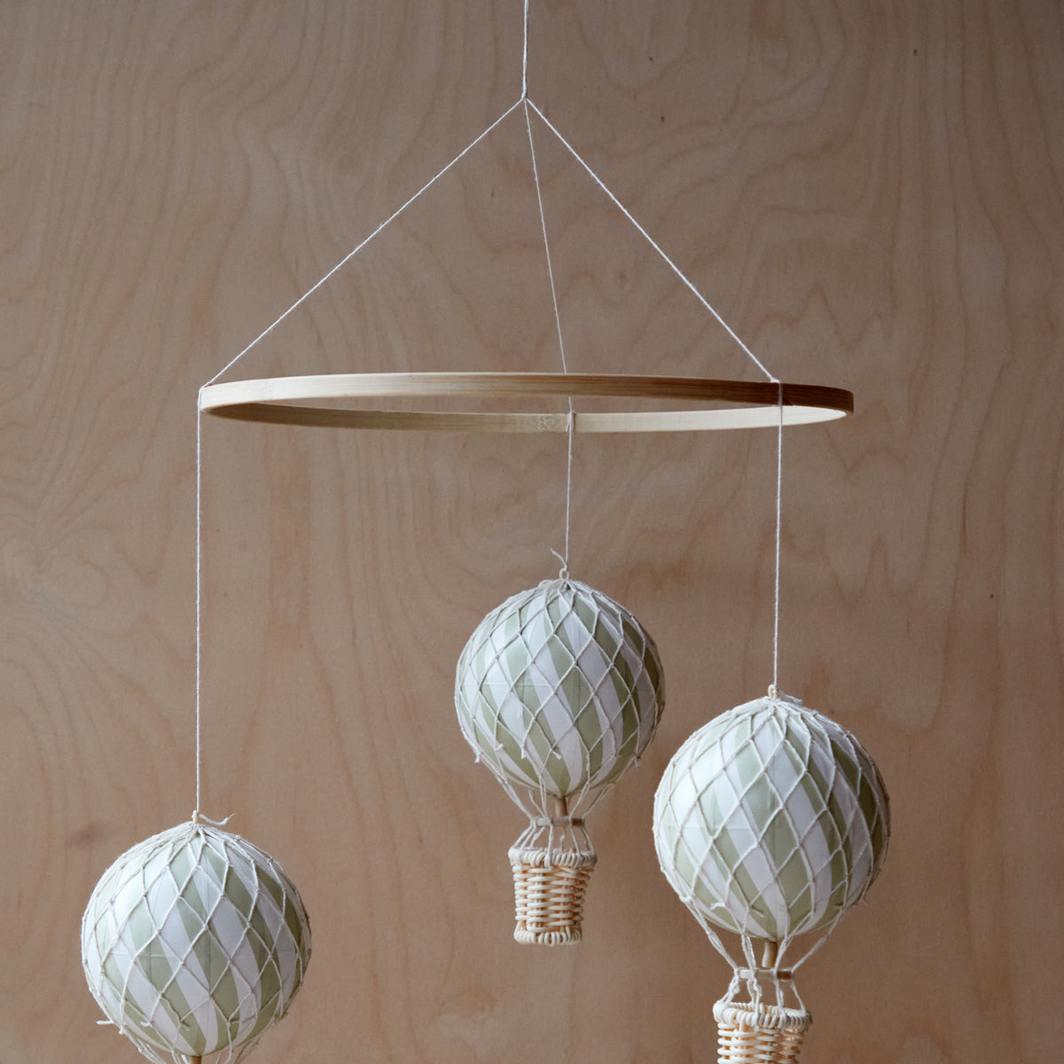 Luchtballonmobiel - groen