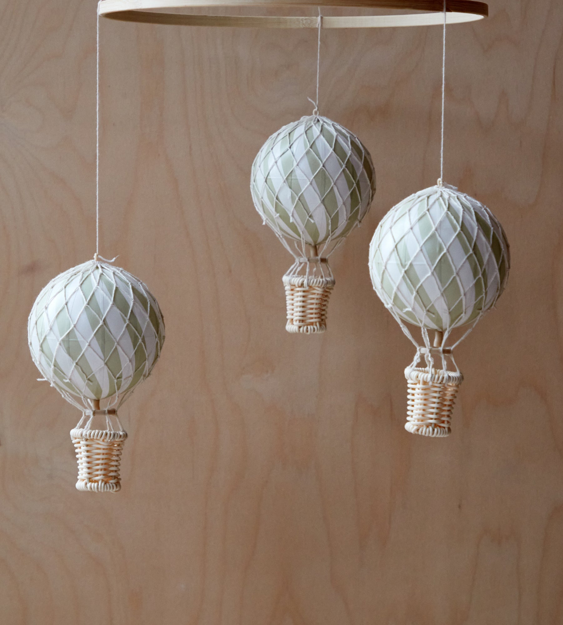 Luchtballonmobiel - groen