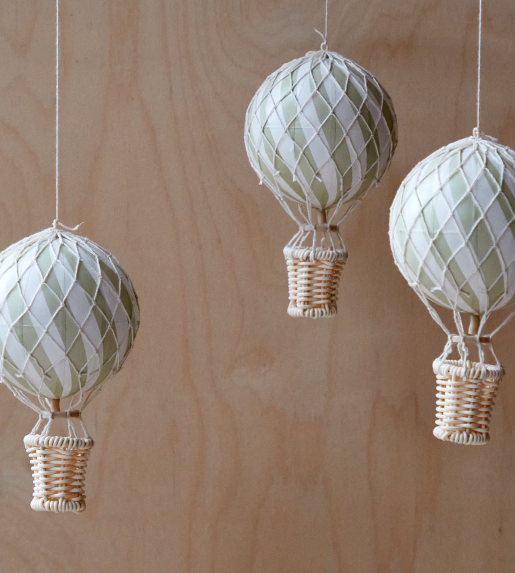 Luchtballonmobiel - groen
