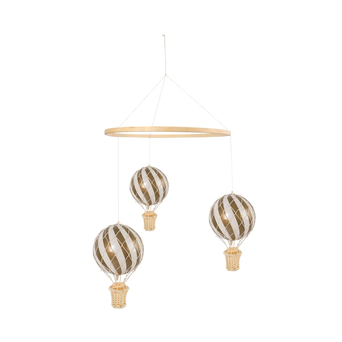 Luchtballonmobiel - Goud