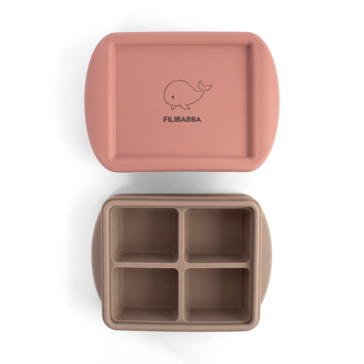 Diepvriesbakje voor babyvoeding 4x65 ml - set van 2 - Roze mix