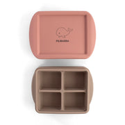 Diepvriesbakje voor babyvoeding 4x65 ml - set van 2 - Roze mix